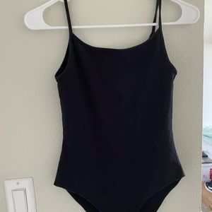 black tank bodysuit
